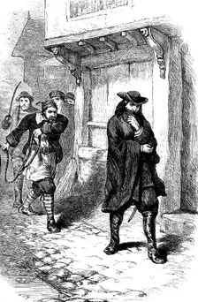 Attack on the captain of the Rose c17th century (c1880)