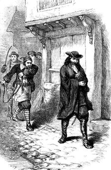 Attack on the captain of the Rose c17th century (c1880)