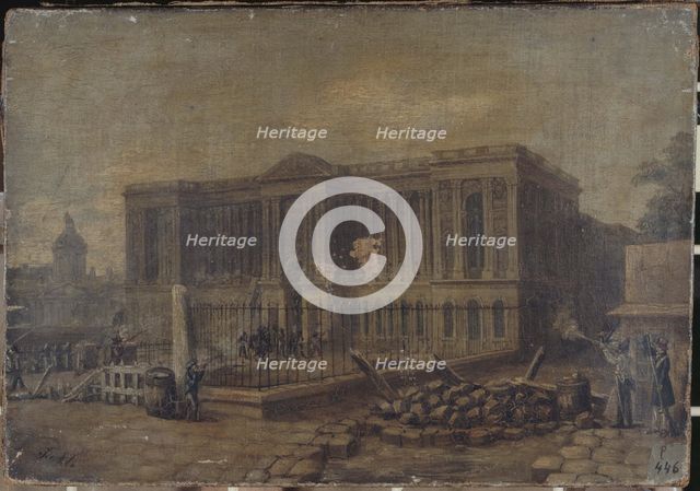 Attack on the Louvre, July 29, 1830. Creator: Unknown.