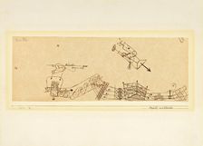 Attack and Defense, 1922. Creator: Klee, Paul (1879-1940)