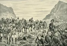 Attack in the Kuram Valley (1901). Creator: Richard Caton Woodville II