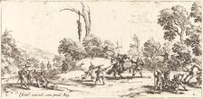 Attacking Travelers on the Highway, c. 1633. Creator: Jacques Callot