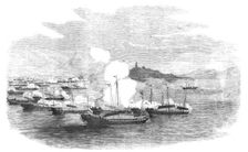 Attempt to Capture the Passenger-steamer "Fei Ma" ("Flying Horse") by 53 Imperial Junks..., 1857. Creator: Unknown