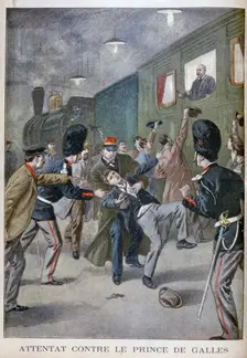 Attempted attack on Edward, Prince of Wales in Brussels, 1900