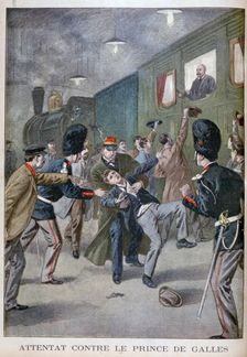 Attempted attack on Edward, Prince of Wales in Brussels, 1900