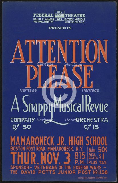 Attention Please, Mamaroneck, NY, [193-]. Creator: Unknown.