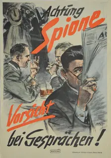 Attention: Spies, 1939. Creator: Matejko, Theo (1893-1946)