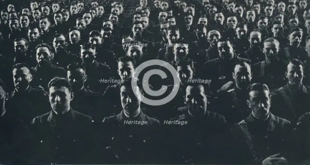 'Attentive audience', 1941. Artist: Cecil Beaton.