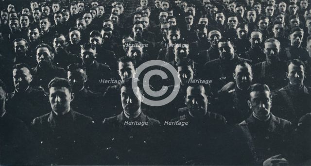 'Attentive audience', 1941. Artist: Cecil Beaton.
