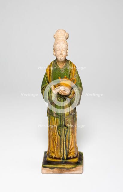 Attendant Holding a Teapot, Ming dynasty (1368-1644). Creator: Unknown.