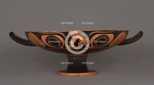 Attic Bilingual Eye Cup, about 510 BC. Creator: Pheidippos.