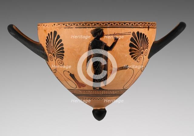 Attic Black-Figure Mastos, 520-500 BC. Creator: Psiax.