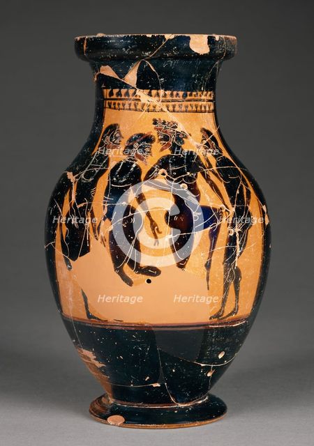 Attic Black-Figure Oinochoe, about 510 BC. Creator: Leagros Group.