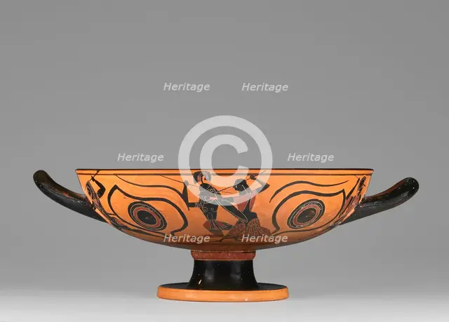 Attic Black-Figure Eye Cup, 550-530 BC. Creator: Unknown.