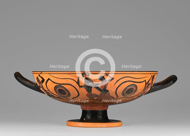 Attic Black-Figure Eye Cup, 550-530 BC. Creator: Unknown.