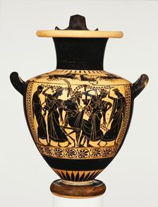 Attic Black-Figure Hydria, about 510 BC. Creator: Leagros Group