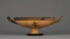 Attic Black-Figure Kylix, about 525-500 BC. Creator: Theseus Painter