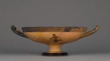 Attic Black-Figure Kylix, about 525-500 BC. Creator: Theseus Painter