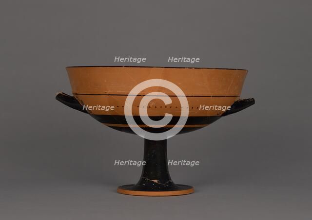 Attic Black-Figure Little Master Lip Cup, about 540 BC. Creator: Tleson Painter.