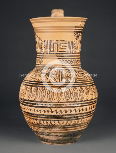 Attic Geometric Oinochoe, 750-700 BC. Creator: Unknown.