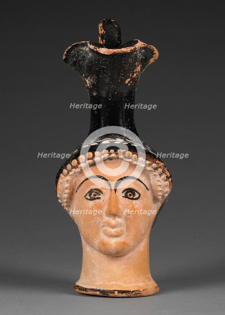 Attic Head Vase, about 470 BC. Creator: Sabouroff Class.