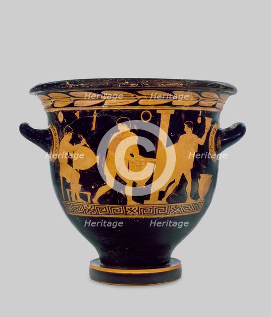 Attic red-figure bell-crater, 430-425 BC. Artist: Komaris Painter.