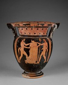 Attic Red-Figure Column Krater, about 450 BC. Creator: Florence Painter