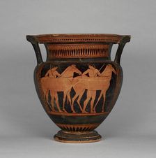 Attic Red-Figure Column Krater, about 480 BC. Creator: Myson