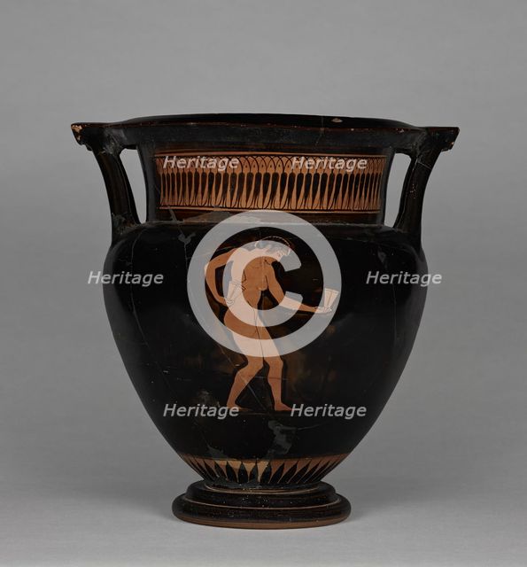 Attic Red-Figure Column Krater, about 490 BC. Creator: Myson.