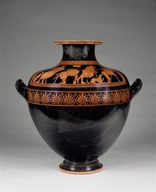 Attic Red-Figure Kalpis, 500-480 BC. Creator: Kleophrades Painter