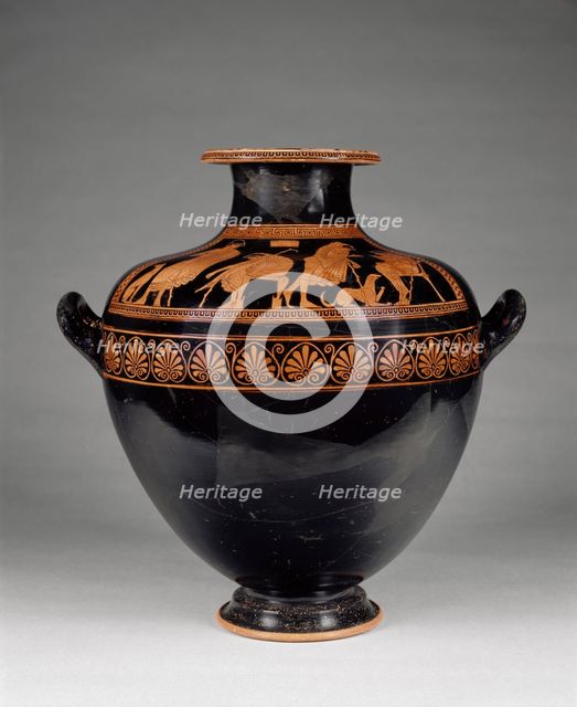 Attic Red-Figure Kalpis, 500-480 BC. Creator: Kleophrades Painter.