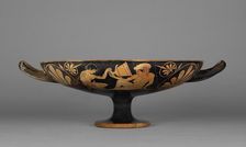 Attic Red-Figure Kylix, about 510 BC. Creator: Phintias
