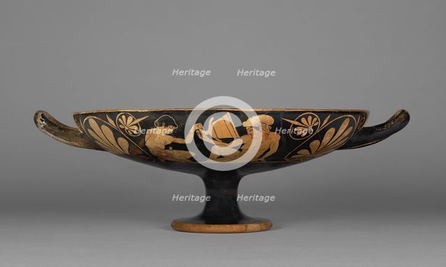 Attic Red-Figure Kylix, about 510 BC. Creator: Phintias.