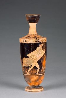 Attic Red-Figure Lekythos, 470-460 BC. Creator: Carlsruhe Painter