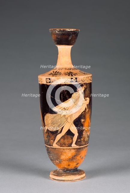 Attic Red-Figure Lekythos, 470-460 BC. Creator: Carlsruhe Painter.