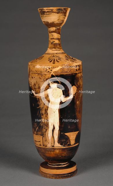Attic Red-Figure Lekythos, about 450 BC. Creator: Phiale Painter.