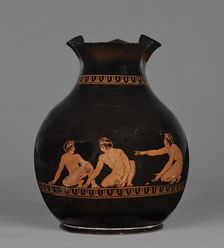 Attic Red-Figure Oinochoe (Shape III, Chous), about 420 BC. Creator: Group of Boston 10.190