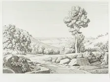 Attica Viewed from Mount Pentéli, 1845. Creator: Theodore Caruelle d'Aligny
