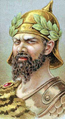 Attila (c406-453) King of the Huns from 434, 19th century