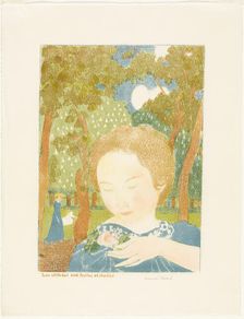 Attitudes are Easy and Chaste, plate two from Love, 1898, published 1899. Creator: Maurice Denis