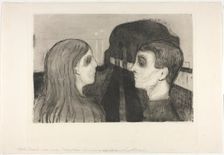 Attraction II, 1895. Creator: Edvard Munch