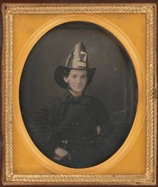 Attributed Portrait of Nathaniel Currier, about 1858. Creator: Charles Henry Williamson