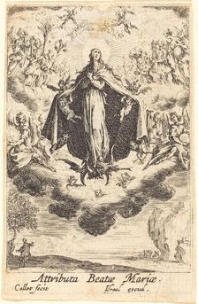 Attributes of the Virgin, in or after 1630. Creator: Jacques Callot