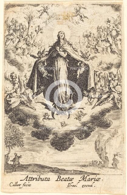 Attributes of the Virgin, in or after 1630. Creator: Jacques Callot.