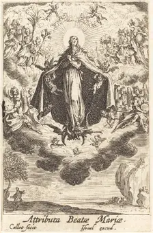 Attributes of the Virgin, in or after 1630. Creator: Jacques Callot
