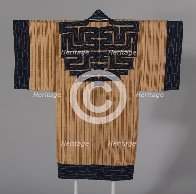 Attus Amip (Man's Coat), Japan, late Edo period (1789-1868), c. 1860. Creator: Unknown.