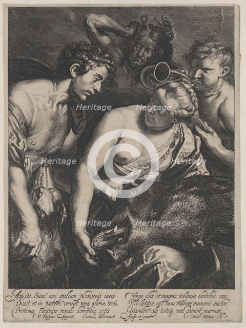 Atalanta and Meleager, 1618-84. Creator: Cornelis Bloemaert.