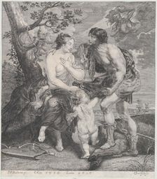 Atalanta and Meleager, ca. 1670-90. Creator: Johann Gottfried Bartsch