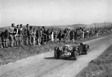 Atalanta of GAT Weldon competing at the Bugatti Owners Club Lewes Speed Trials, Sussex, 1937. Artist: Bill Brunell