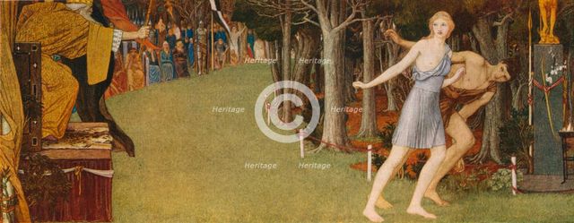 'Atalanta's Race', 1922, (1923). Artist: John Dickson Batten.